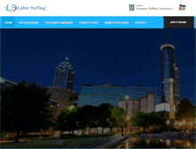 Tablet Screenshot of laborstaffing.com